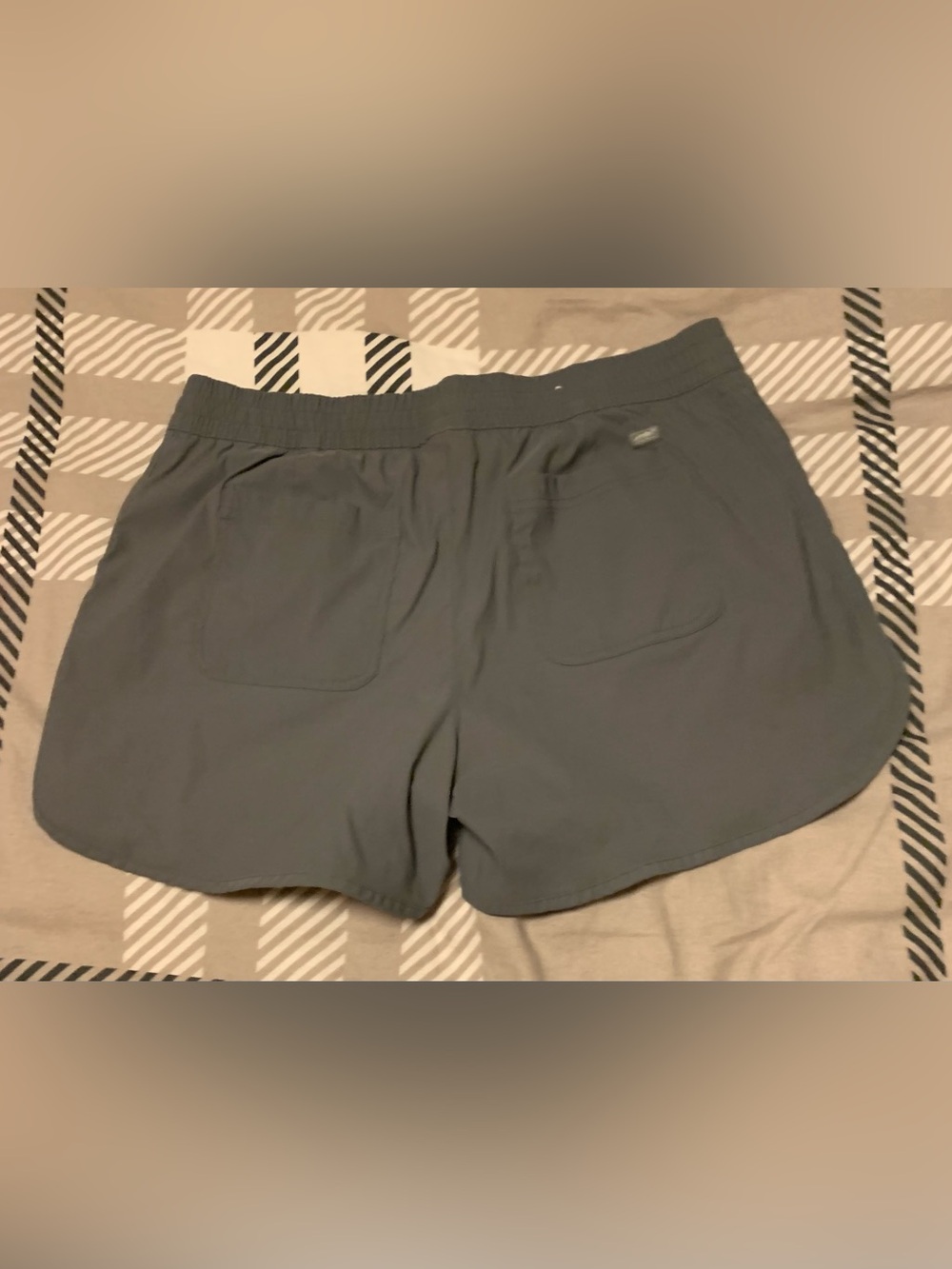 Eddie Bauer Women’s Athletic Drawstring Shorts Dark Grey, Size Large